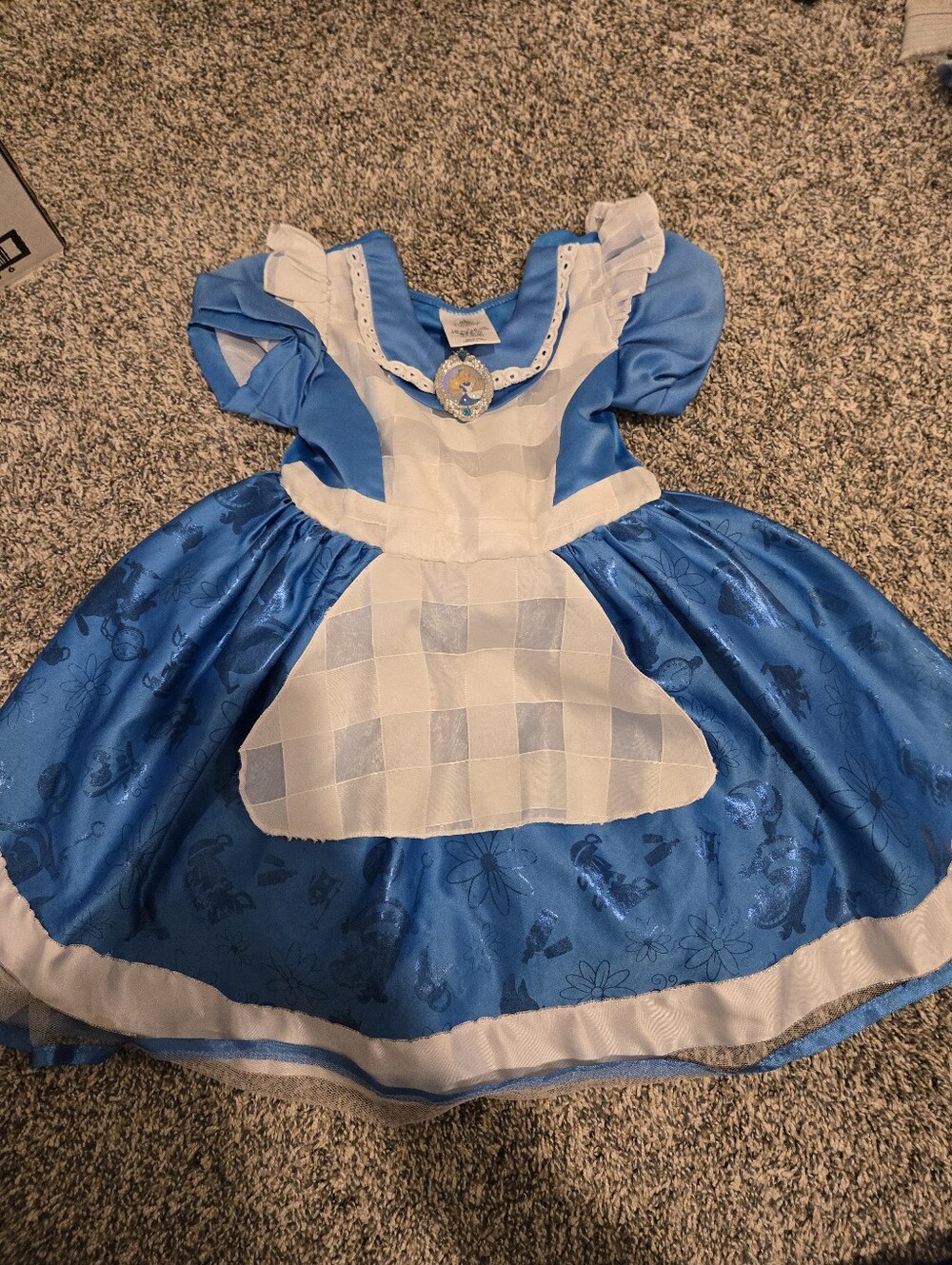 Disney Alice In Wonderland Princess Dress Halloween Size 3